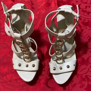 Aldo white heels